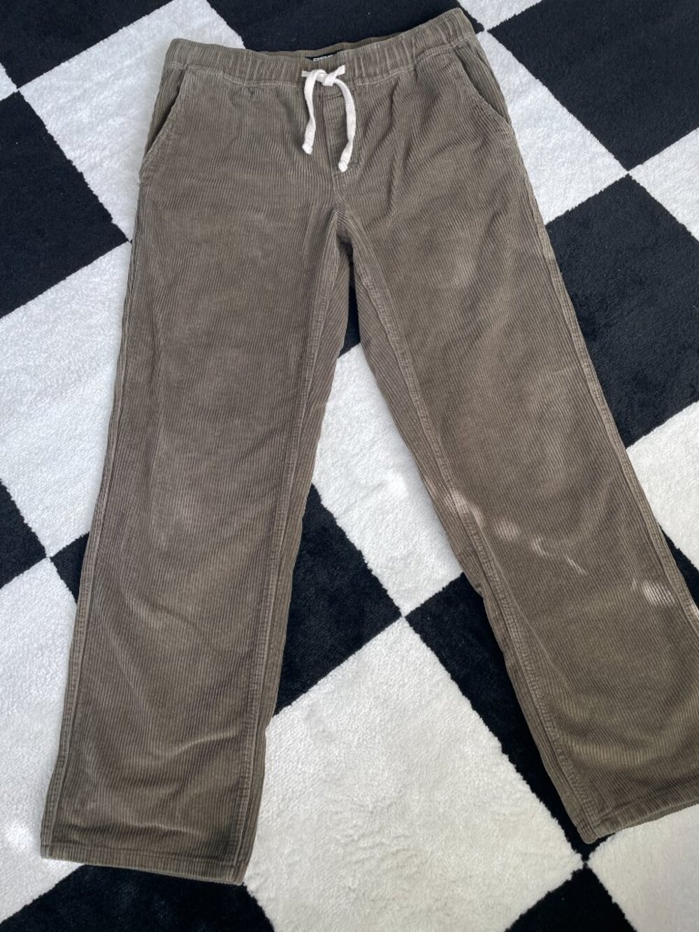 RSQ Men's Olive Green Corduroy Pants